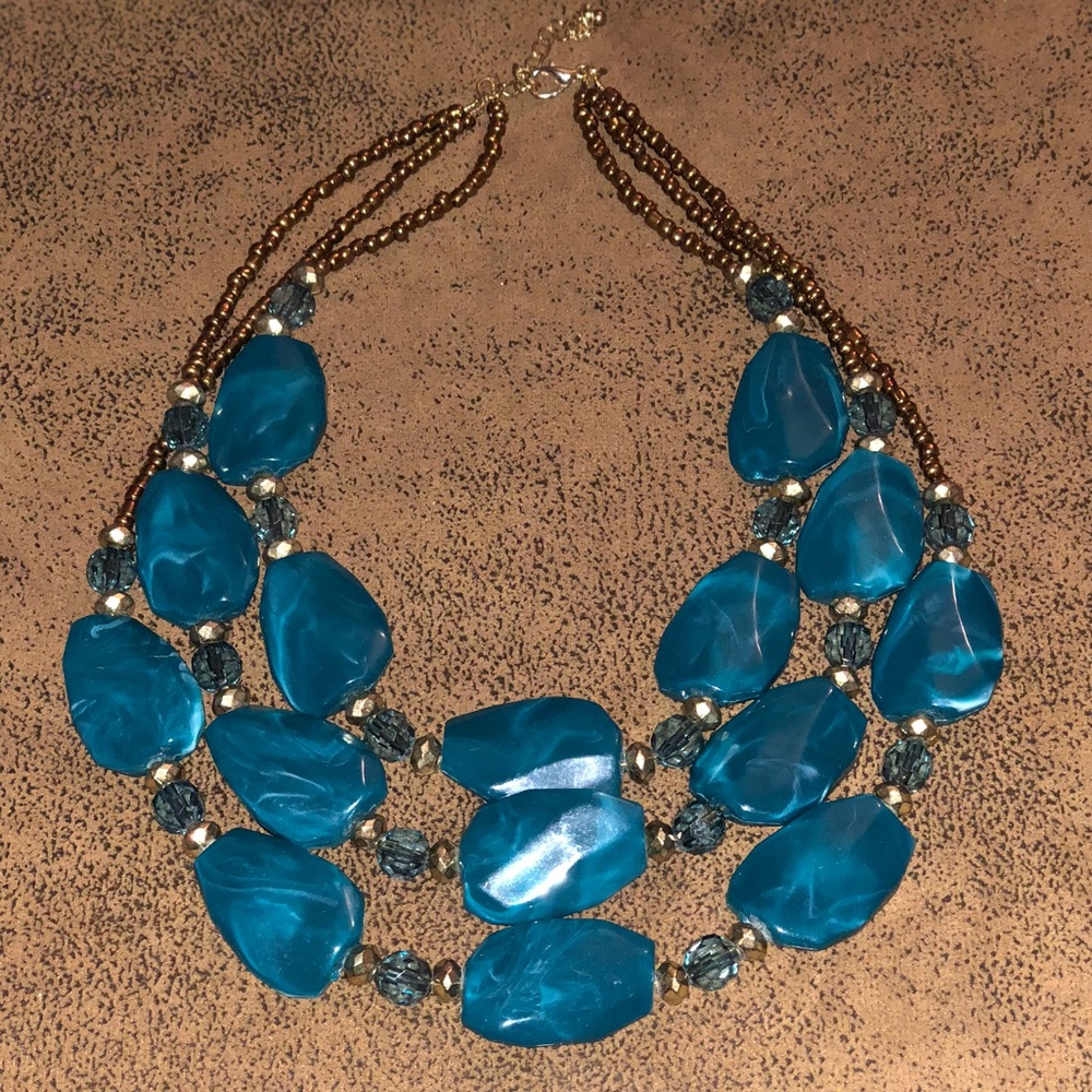 Beaded Statement Necklace